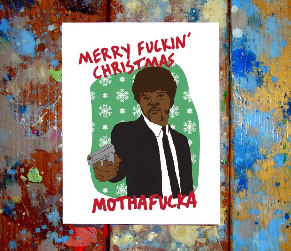 Samuel L Jackson Merry Christmas Card
