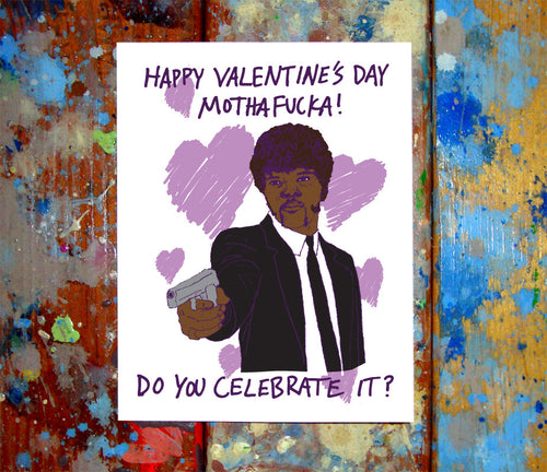 Samuel L Jackson Valentines Day Card