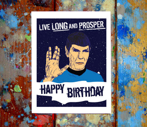 Spock Birthday Card