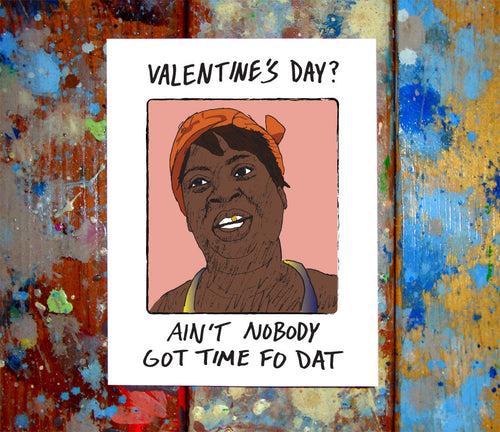 Sweet Brown Valentine Card