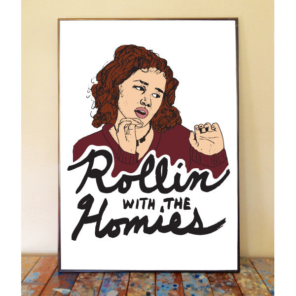 Tai Rollin With The Homies Art Print