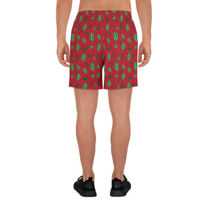 Watermelon All Over Print Shorts - Red