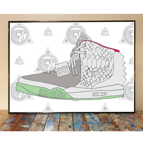 Nike Yeezy 2 Art Print